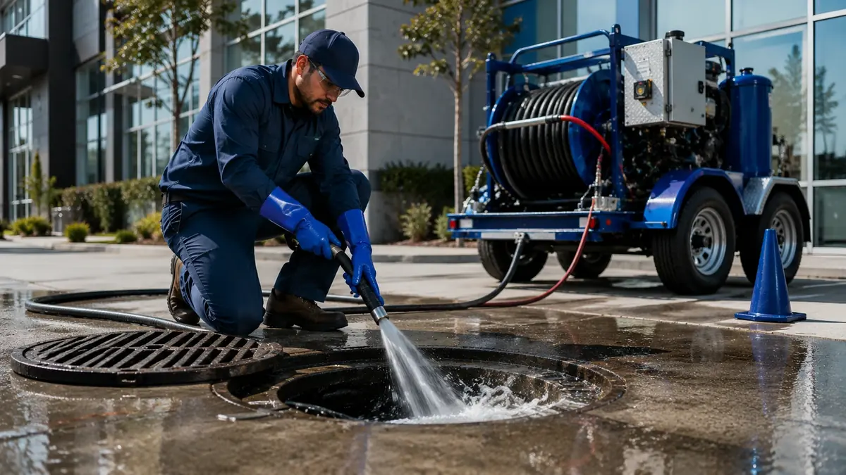 Commercial Hydro Jet Drain Cleaning in Whittier