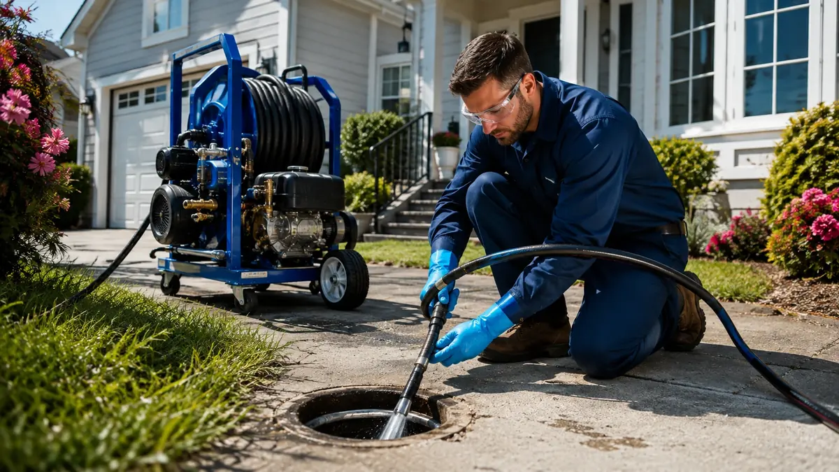 Residential Hydro Jet Drain Cleaning in Whittier
